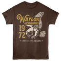 Waylon Jennings Waylon Jennings 1972 Eagle Adult T-Shirts