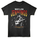 WAYLON JENNINGS MUSIC NOTES S T-Shirt in Smoke