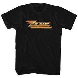 ZZ TOP LOGO S T-Shirt in Black