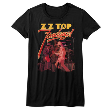 ZZ TOP FANDANGO LADIES S T-Shirt in Black