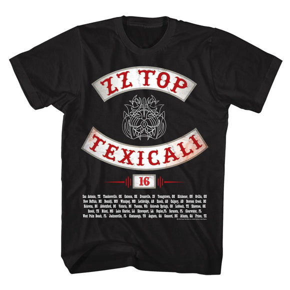ZZ TOP TEXICALI S T-Shirt in Black