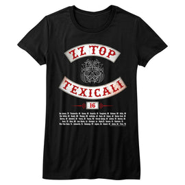 ZZ TOP TEXICALI LADIES S T-Shirt in Black