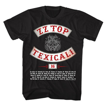 ZZ TOP TEXICALI S T-Shirt in Black