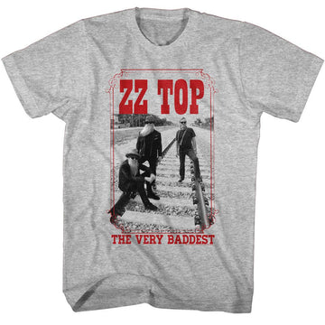 ZZ TOP VERY BAD S T-Shirt in GRAY Heather