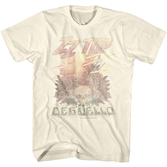 ZZ TOP DEGUELLO FADE S T-Shirt in Natural