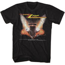 ZZ TOP CRACKLE S T-Shirt in Black
