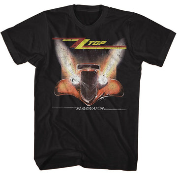 ZZ TOP CRACKLE S T-Shirt in Black