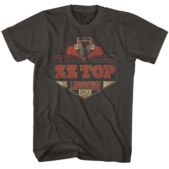 ZZ TOP LOWDOWN S T-Shirt in Smoke