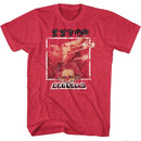 ZZ TOP DEGUELLO S T-Shirt in RED Heather
