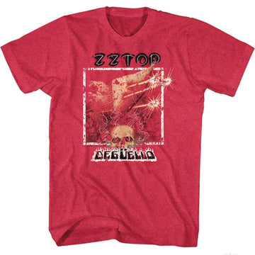 ZZ TOP DEGUELLO S T-Shirt in RED Heather