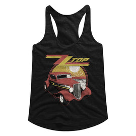 ZZ TOP ELIMINATOR LADIES SLIMFIT RACERBACK S T-Shirt in Black