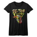 Zz Top Dia De Los Mescalera Ladies T-Shirts