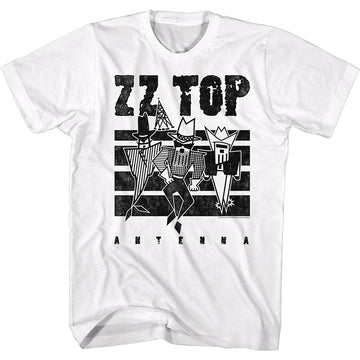 ZZ TOP ANTENNA 2 S T-Shirt in White