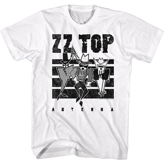 Zz Top Antenna 2 Adult T-Shirts