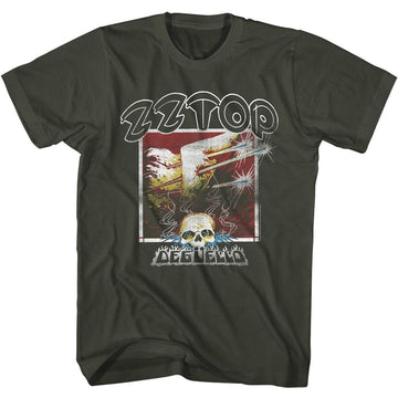 ZZ TOP DEGUELLO COVER S T-Shirt in Smoke