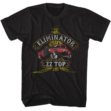 ZZ TOP ELIMINATOR S T-Shirt in Black