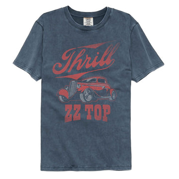 ZZ TOP THRILL COMFORT COLOR S T-Shirt in Denim