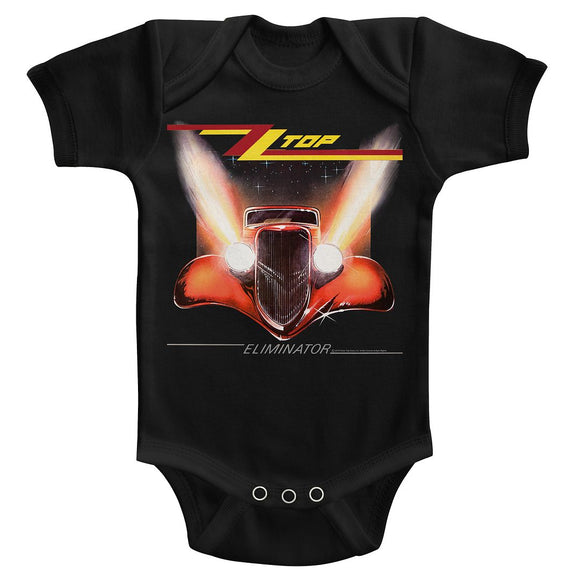 ZZ TOP ELIMINATOR COVER INFANT 6M T-Shirt in Black