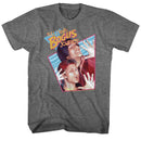 Bill And Ted-Bogus Rhombus W Texture-Graphite Heather Adult S/S T-Shirt - Graphite Heather