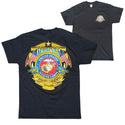 US Marines USMC American Flag Badge Of Honor Men's T-Shirt - Clothing, Shoes & Accessories:Men's Clothing:T-Shirts - Coastline Mall