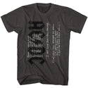 AC/DC - Rock and Roll Thunder Tour Logo Smoke Adult Short Sleeve T-Shirt tee - Coastline Mall