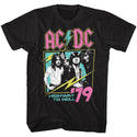 AC/DC - Neon Highway | Black S/S Adult T-Shirt - Coastline Mall
