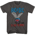 AC/DC - Fly On The Wall Logo Smoke Adult Short Sleeve T-Shirt tee - Coastline Mall