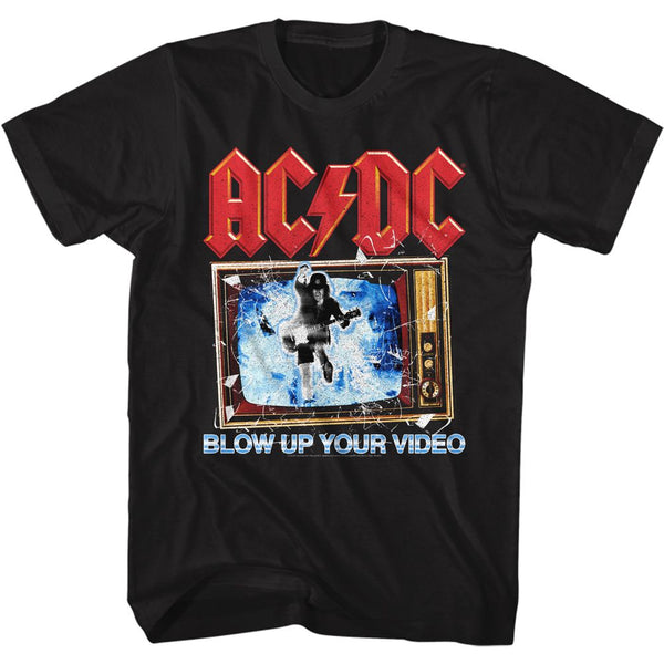 AC/DC - Blow Up Your Video | Black S/S Adult T-Shirt - Coastline Mall