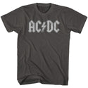 AC/DC - Patch Logo Smoke Adult Short Sleeve T-Shirt tee - Coastline Mall