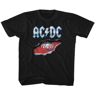 AC/DC - Razors Edge Logo Black Short Sleeve Toddler-Youth T-Shirt tee - Coastline Mall