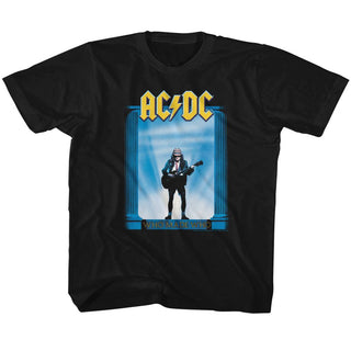 AC/DC - Who Made Who Logo Black Short Sleeve Toddler-Youth T-Shirt tee - Coastline Mall