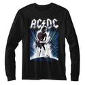 AC/DC - ACDC Logo Black Long Sleeve Adult T-Shirt tee - Coastline Mall