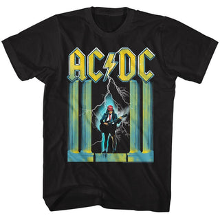 AC/DC - WMHold Logo Black Adult Short Sleeve T-Shirt tee - Coastline Mall