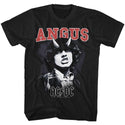 AC/DC - Angus Logo Black Adult Short Sleeve T-Shirt tee - Coastline Mall
