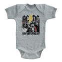 AC/DC - Hwy2Hell Lyrics | Gray Heather S/S Infant Bodysuit - Coastline Mall