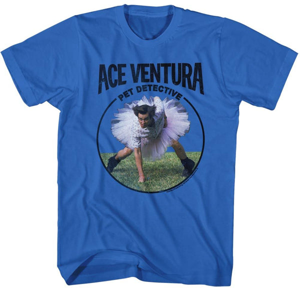 Ace Ventura-Tutu-Royal Heather Adult S/S Tshirt - Coastline Mall