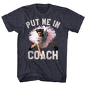 Ace Ventura-Put Me In-Navy Heather Adult S/S Tshirt - Coastline Mall