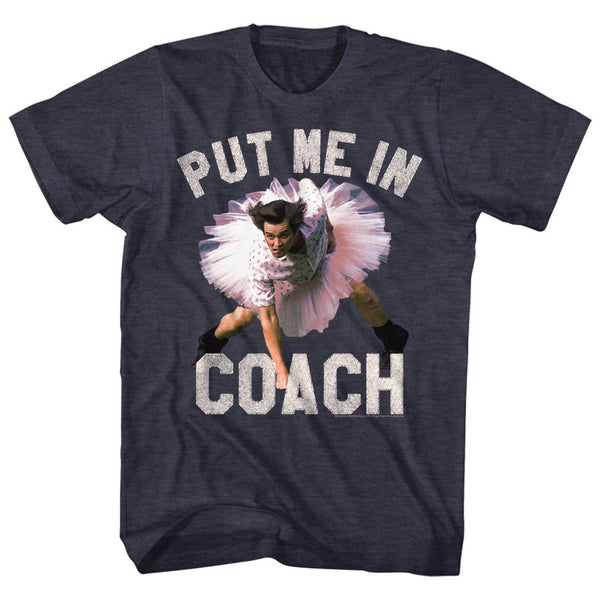 Ace Ventura-Put Me In-Navy Heather Adult S/S Tshirt - Coastline Mall