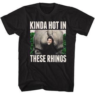 Ace Ventura-These rhinos-Black Adult S/S Tshirt - Coastline Mall