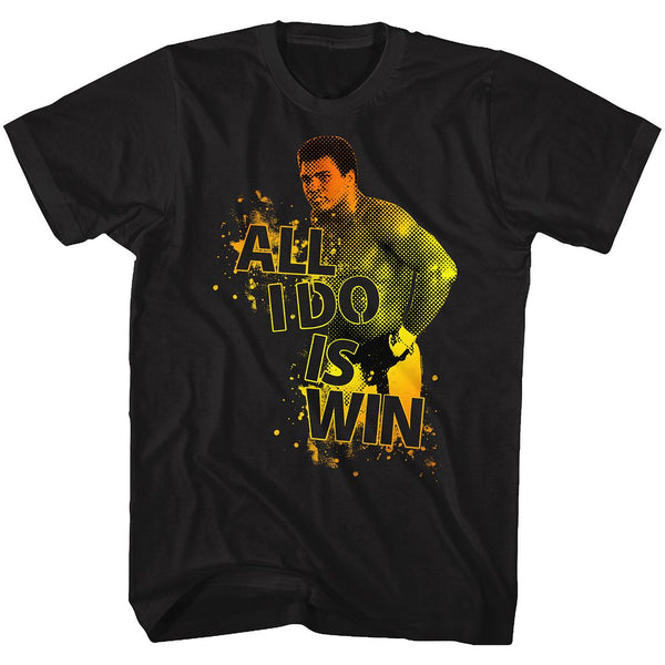 Muhammad Ali-Boom Boom Pow-Black Adult S/S Tshirt - Coastline Mall