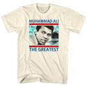 Muhammad Ali-The Greatest-Natural Adult S/S Tshirt - Coastline Mall