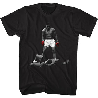 Muhammad Ali-Whabam-Black Adult S/S Tshirt - Coastline Mall