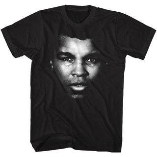 Muhammad Ali-Ali Portrait-Black Adult S/S Tshirt - Coastline Mall
