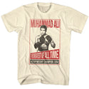 Muhammad Ali-Kenreagan-Natural Adult S/S Tshirt - Coastline Mall