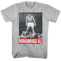 Muhammad Ali-Ali 1068-Gray Heather Adult S/S Tshirt - Coastline Mall