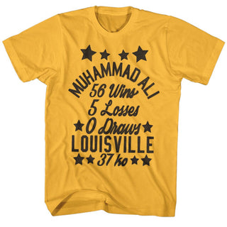 Muhammad Ali-Stars-Ginger Adult S/S Tshirt - Coastline Mall