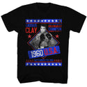 Muhammad Ali-Gold Medalist-Black Adult S/S Tshirt - Coastline Mall