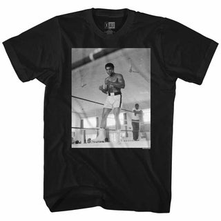 Muhammad Ali-Step234-Black Adult S/S Tshirt - Coastline Mall