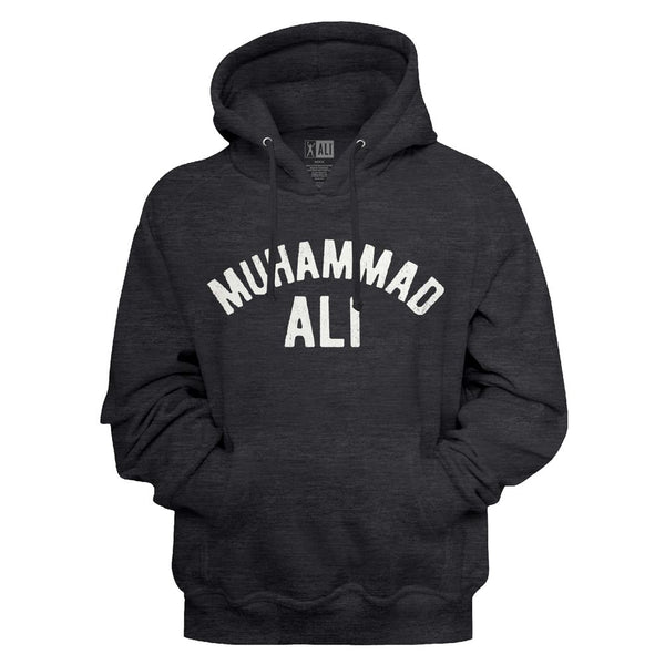 Muhammad Ali - ALI | Charcoal Heather L/S Pullover Adult Hoodie - Coastline Mall