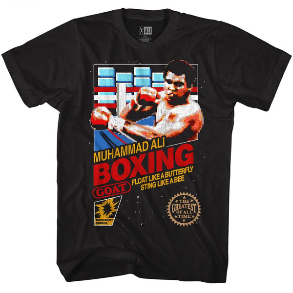 Muhammad Ali-Boxing-Black Adult S/S Tshirt - Coastline Mall